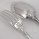 Christofle Marly cutlery set 49 pieces, knives, silver-plated metal, excellent condition.