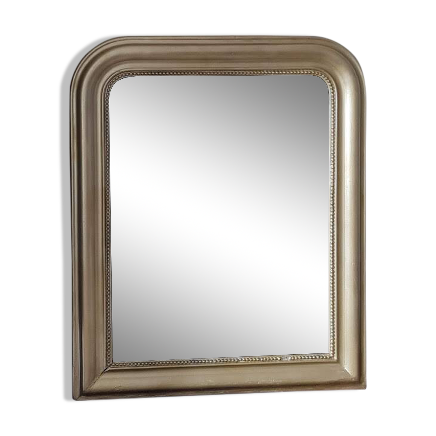 Antique gilt Louis Philippe mirror, 88 x 72
