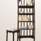 Étagère en rotin cintré — 173 cm