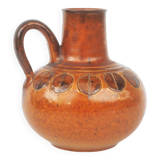 Gerhard Bauer Design Hand painted ceramic jug or vase