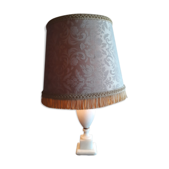 Alabaster foot lamp