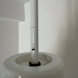 Holophane glass chandelier from the 1970s.