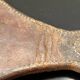 Mirror in saddle-stitched leather