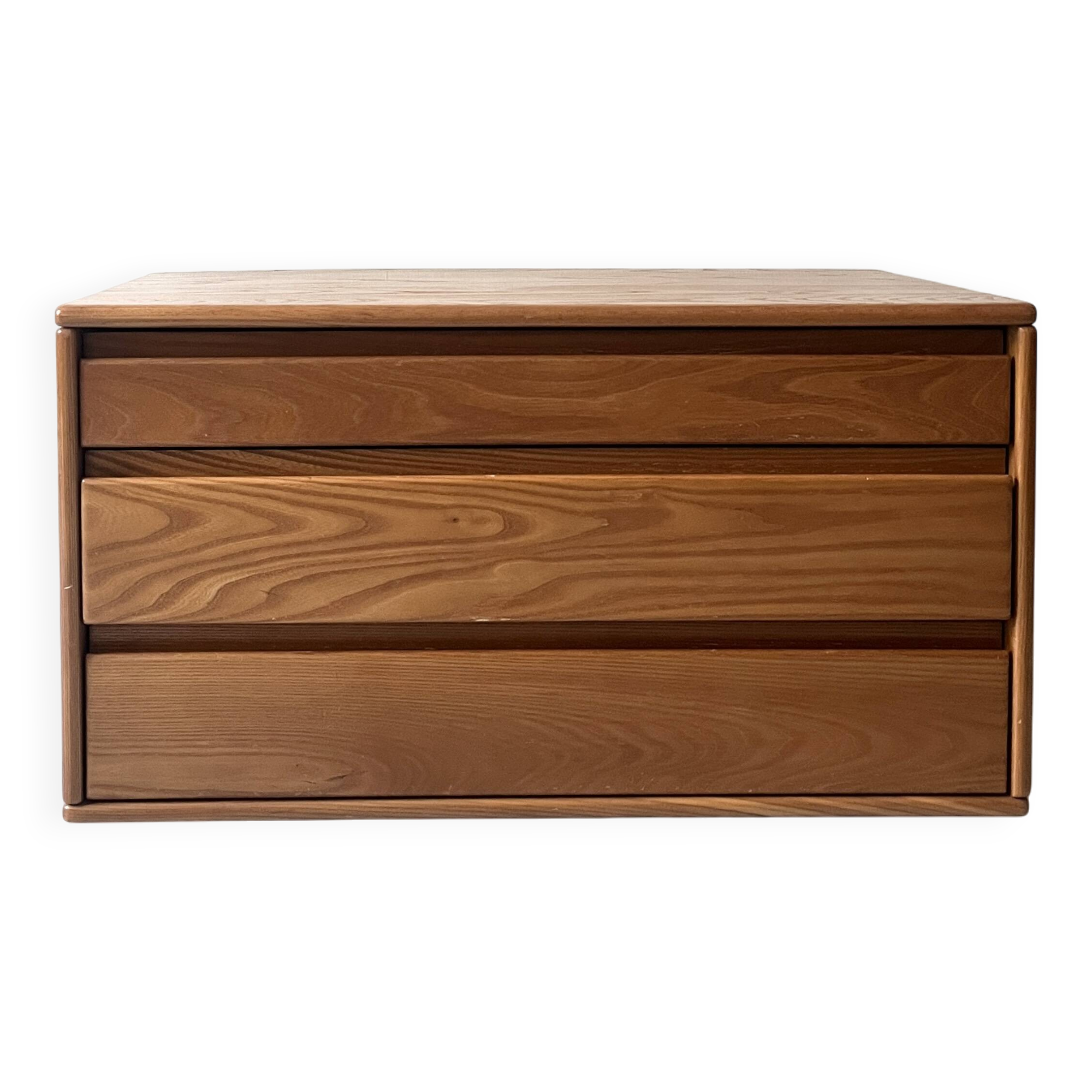 3-drawer chest of drawers in solid elm wood, Regain house