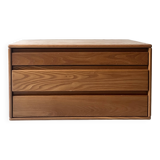 3-drawer chest of drawers in solid elm wood, Regain house