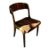 Fauteuil Baumann laine et bois