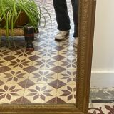 Old gilded wood mirror 115x74cm