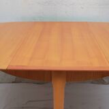 1960s round diningtable in cherrywood from LÜBKE