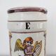 Pharmacy pot Italian earthenware angel decoration