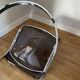 Vintage Space Age armchair in smoked plexiglass and chrome – 1970s