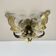 Florentine Gilded Brass Theatre Wall Light, Italy, 1960s