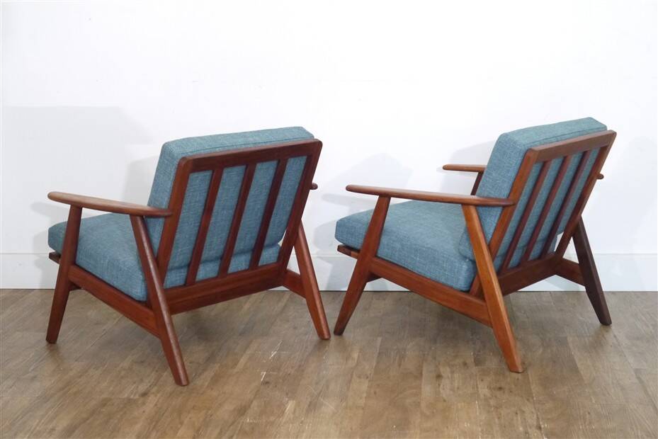 Paire de fauteuils danois en teck