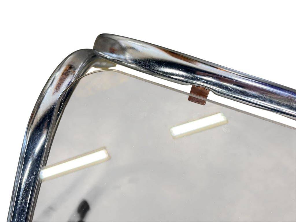 Set of 3 vintage chrome nesting tables / side tables.