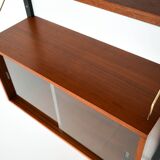 Teak modular shelving unit, Danish design, 1960s, designer: Poul Cadovius