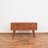 Mid-century danish teak chest of drawers, 1960s.