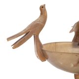 Petite coupe en corne sculptée