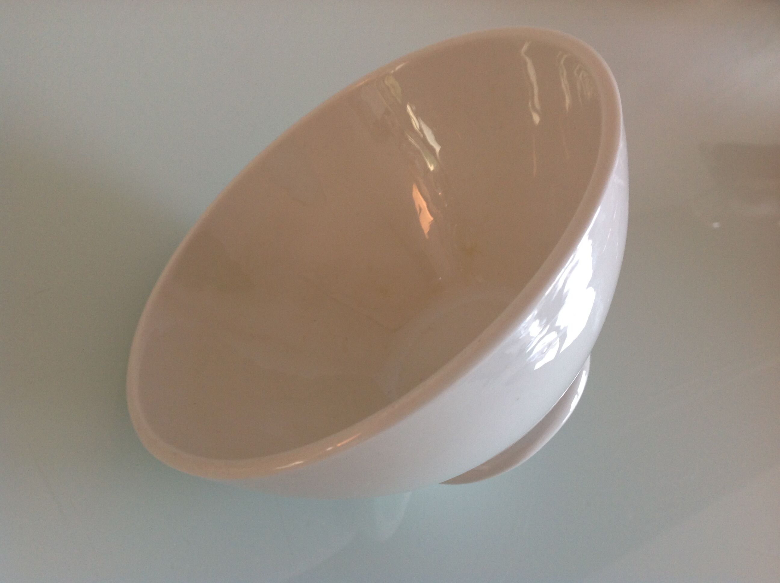 White bowl