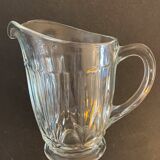 Moulded pressed glass pitcher