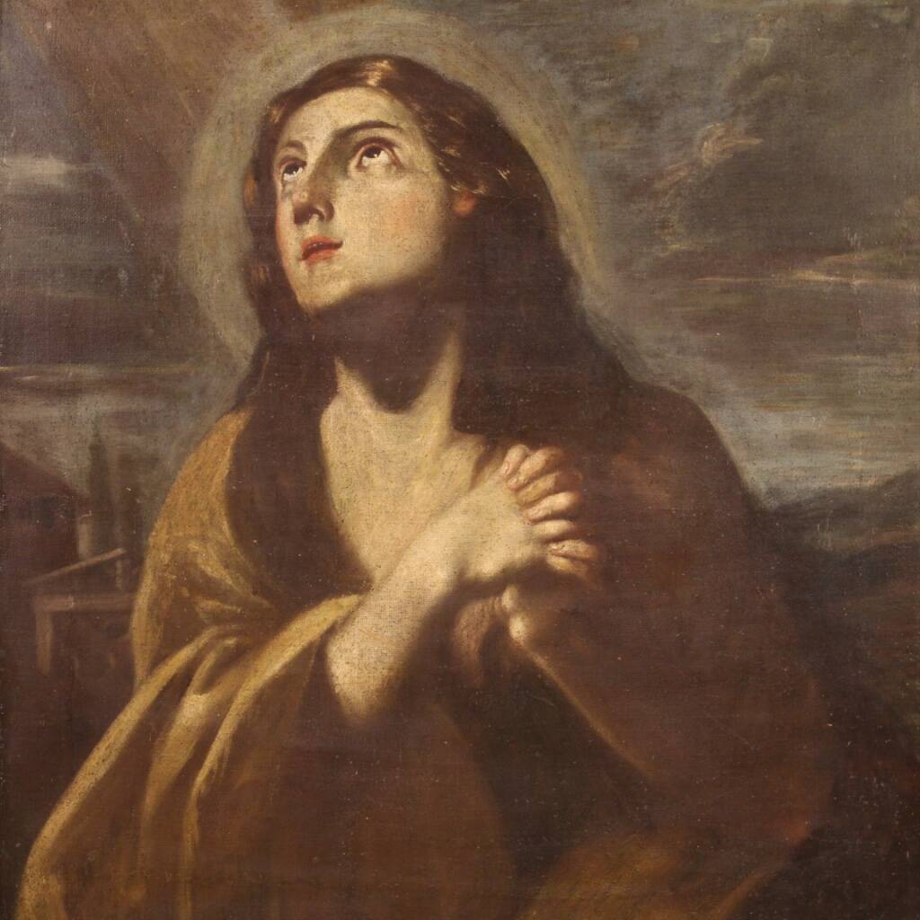 Antique Magdalene painting form 17th century
