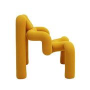 Contemporary Ekstrem Yellow Armchairs Designed by Terje Ekstrom