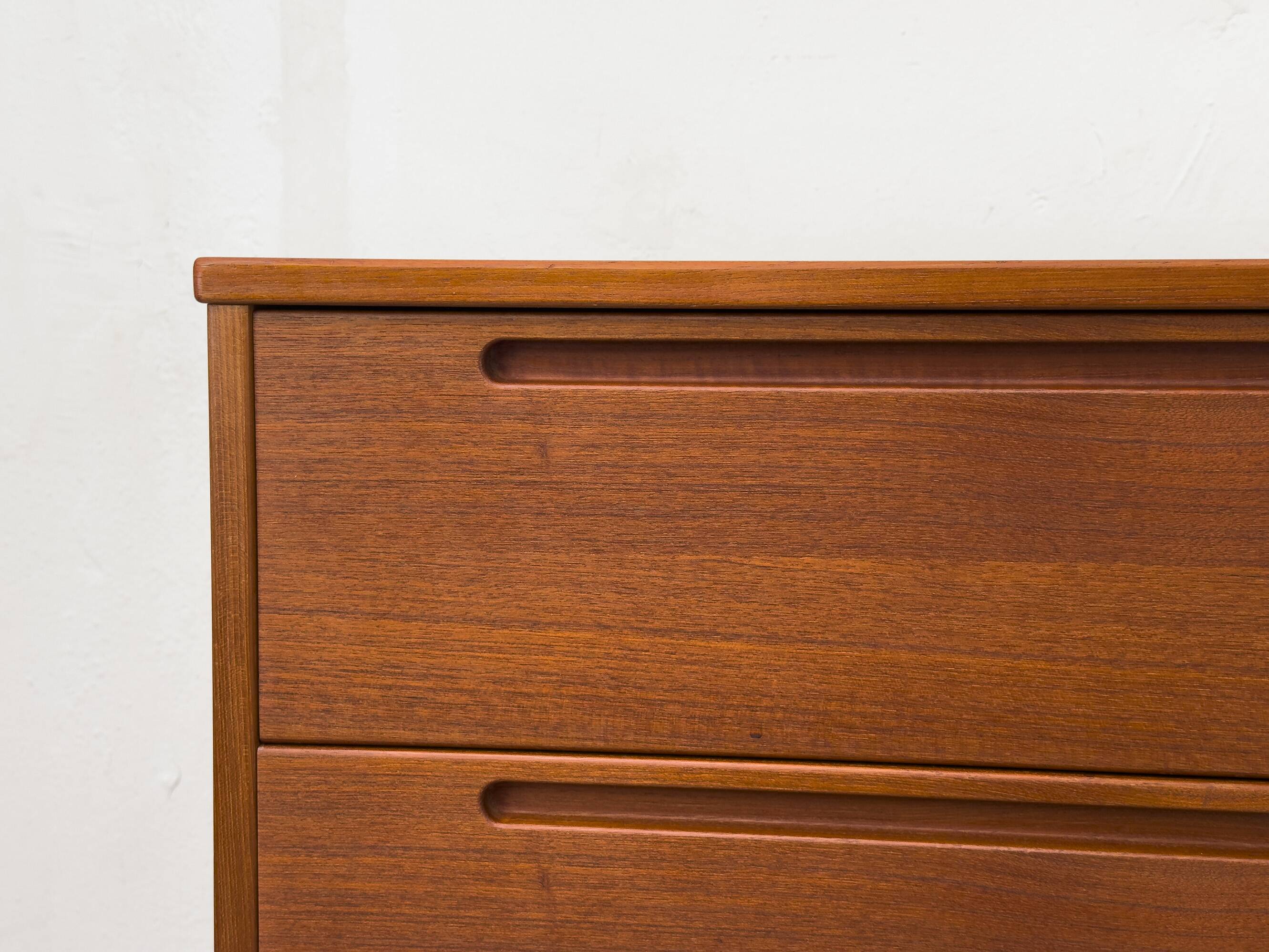 Large Teak Chest of Drawers from Tørring / HJN Møbelfabrik, 1960s