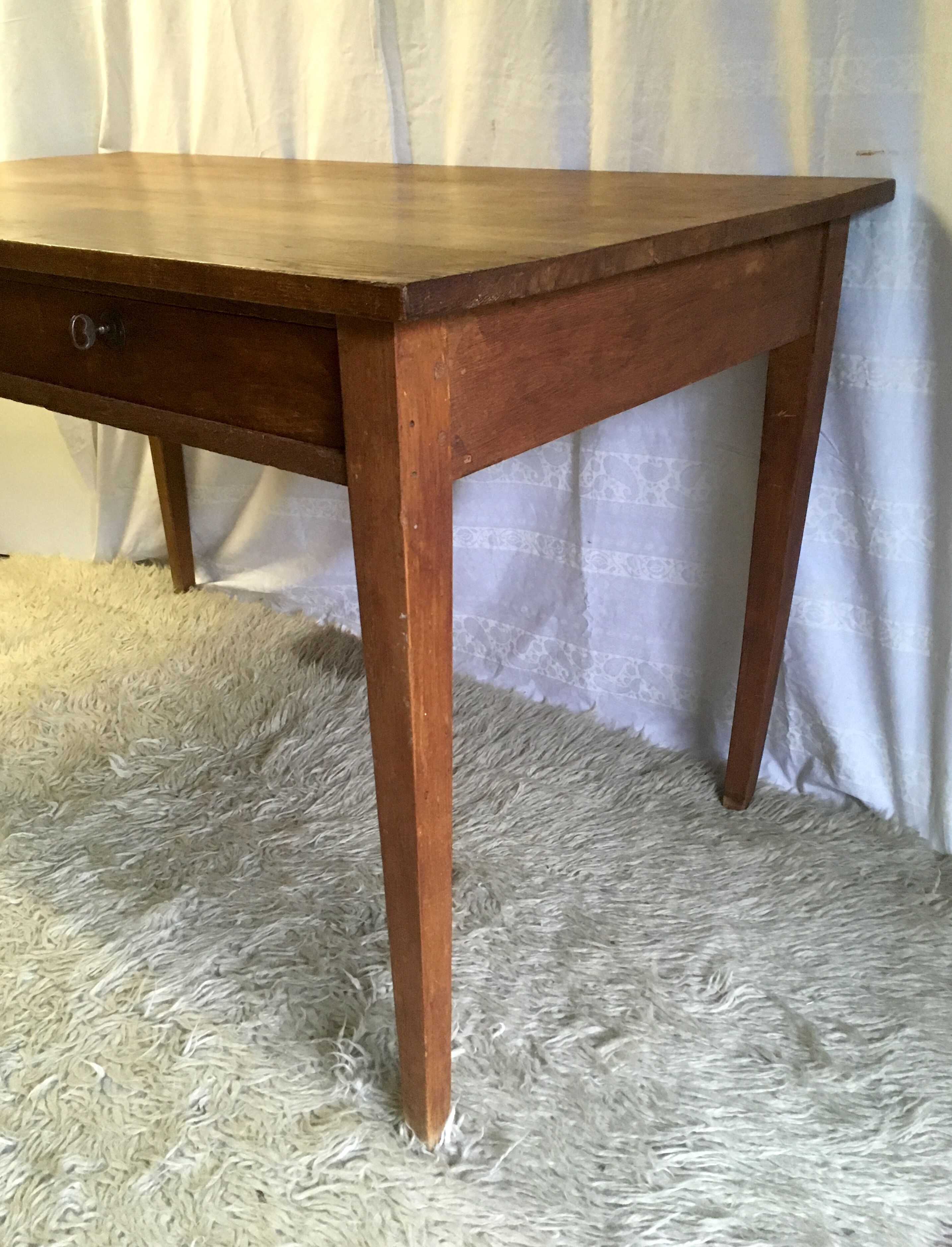 Farm table in solid oak - mid 20th