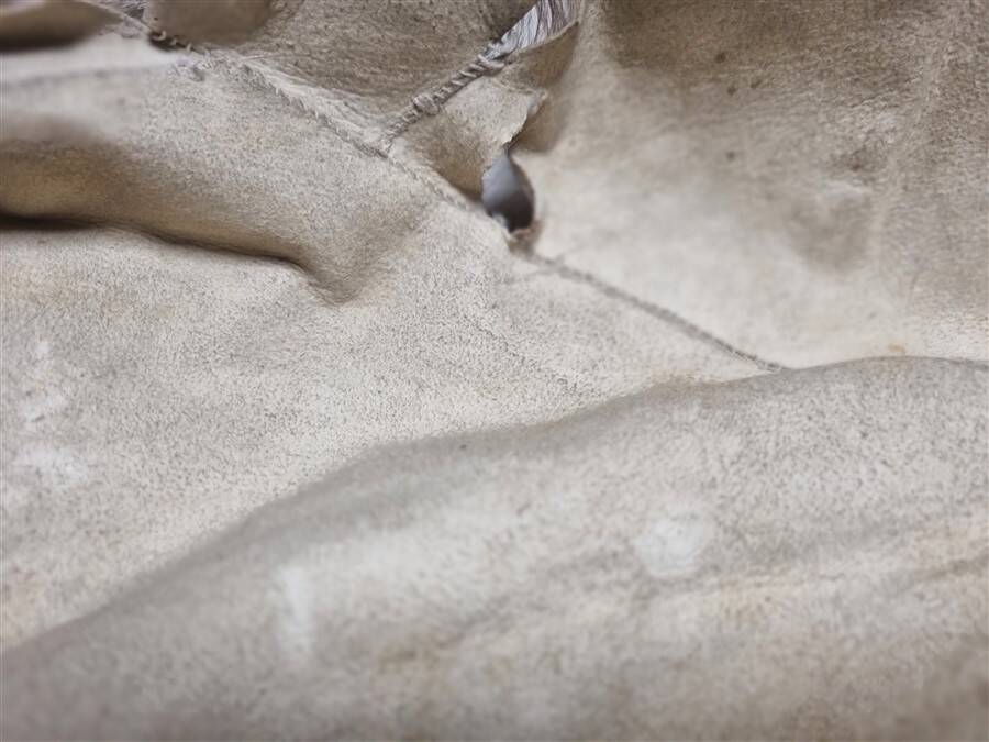 Goat skin rug