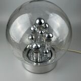 60s 70s table lamp ball lamp Doria "Big Ball" glass space age design