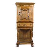 19th Century Rustic Oak Cabinet, 1890s