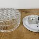 Vintage Glass Wall or Ceiling Light, 1970s