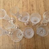 Glass of biot champagne flute