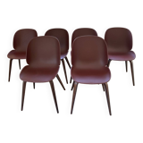Lot de 6 chaises Gubi Beetle
