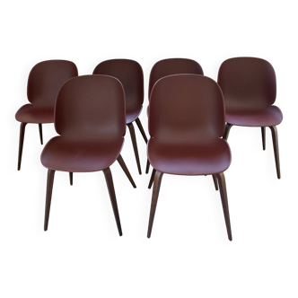 Lot de 6 chaises Gubi Beetle