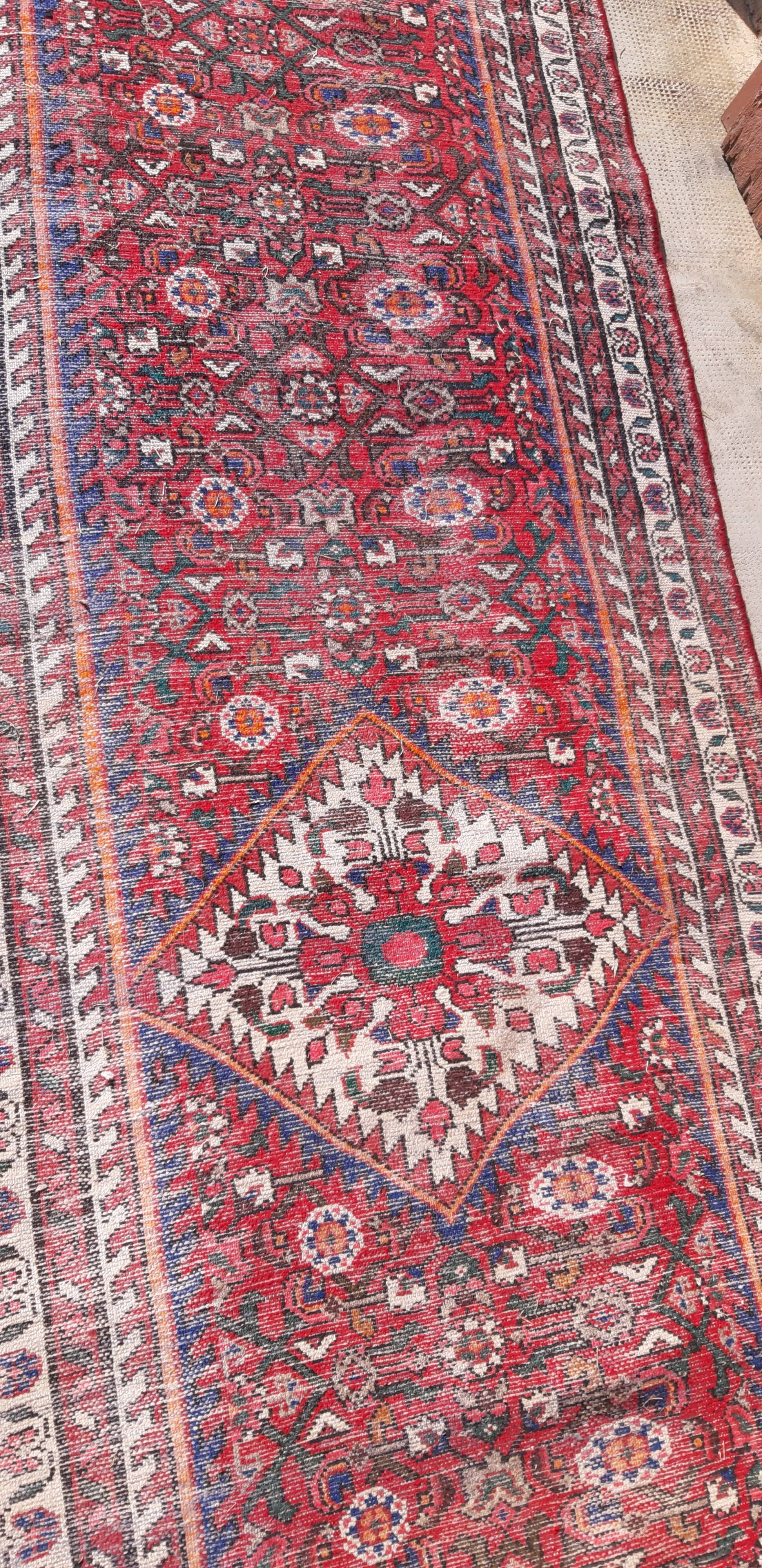 Hallway carpet in wool - 441x86cm