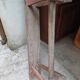 Antique wooden bench from a Catholic school, circa 1900. Beautifully crafted.
