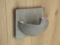 Wall lamp by Alfred Homann for Louis Poulsen, grey metal, Denmark, 1970s