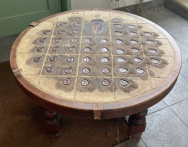 Table basse signée barrois de vallauris