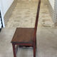6 Alsatian chairs from the 19th century – carved wood – interlaced decoration