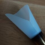 Double brass and plexiglass wall lamp Maison Lunel