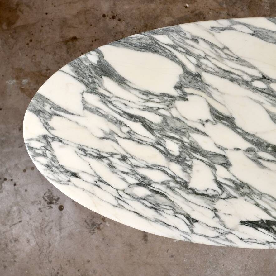 Michel Kin Arabescato marble coffee table for Arflex, 1960