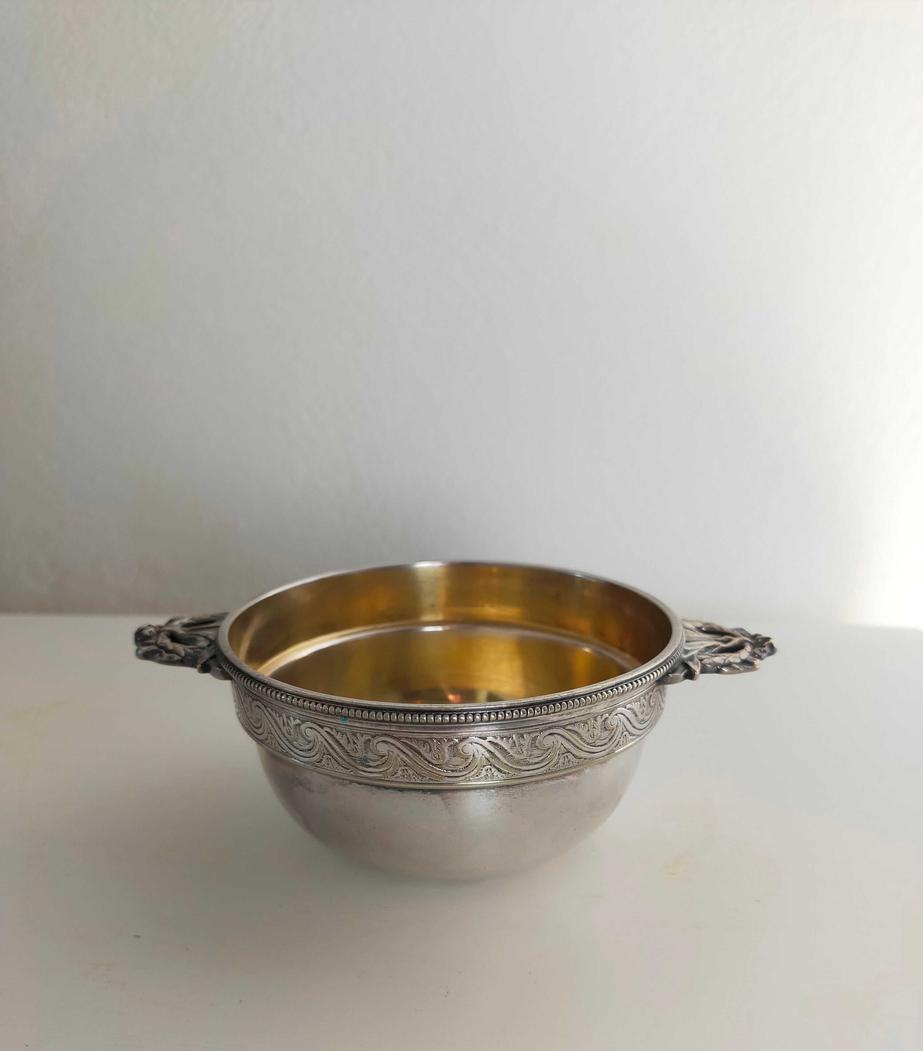Christofle bowl in silver metal