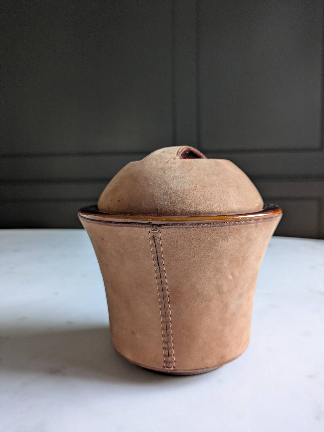 Vintage Longchamp tobacco pot