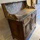 Meuble de toilettes en marbre 1920/30