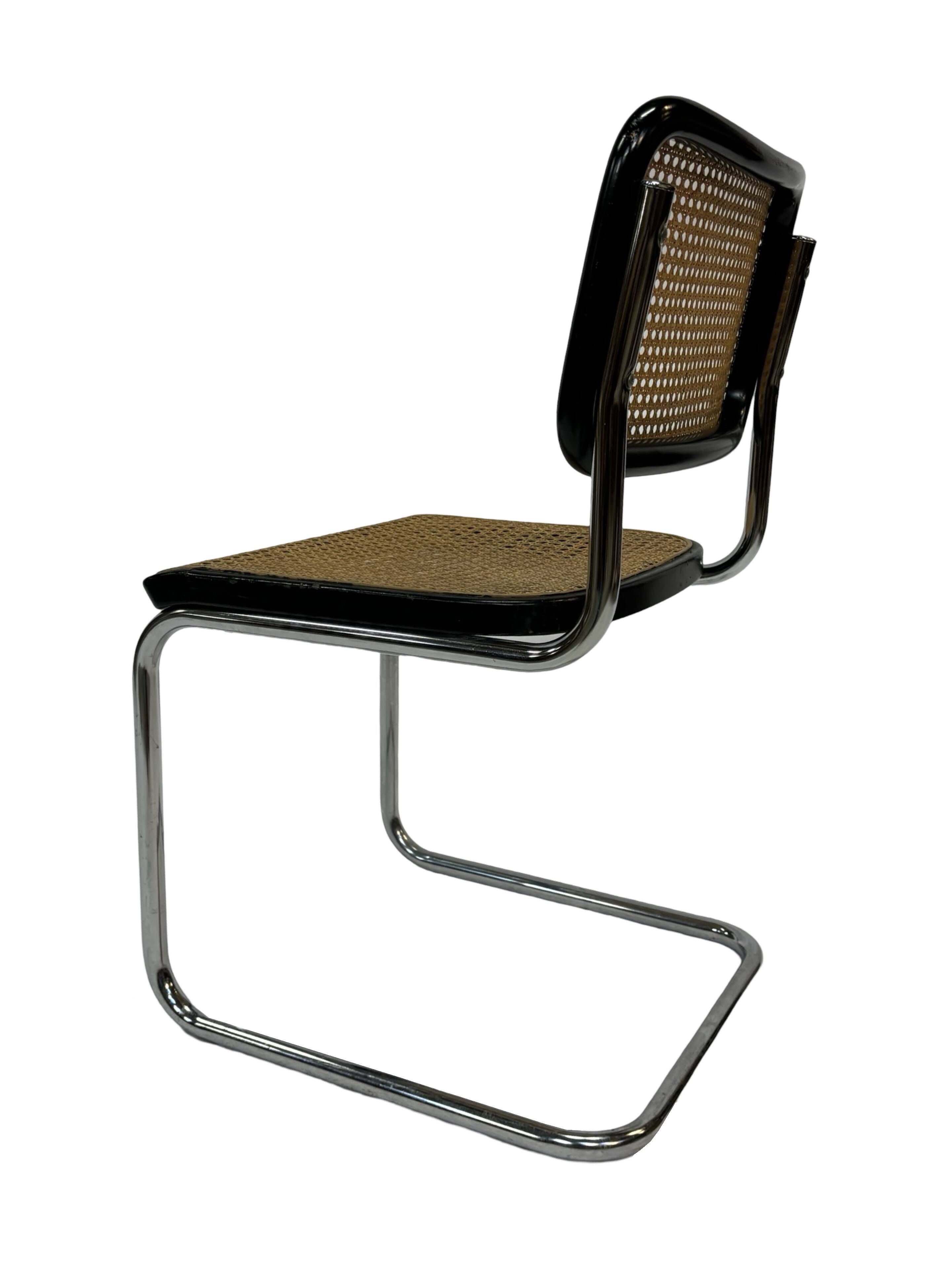 Cesca chair b32 model in chrome and black