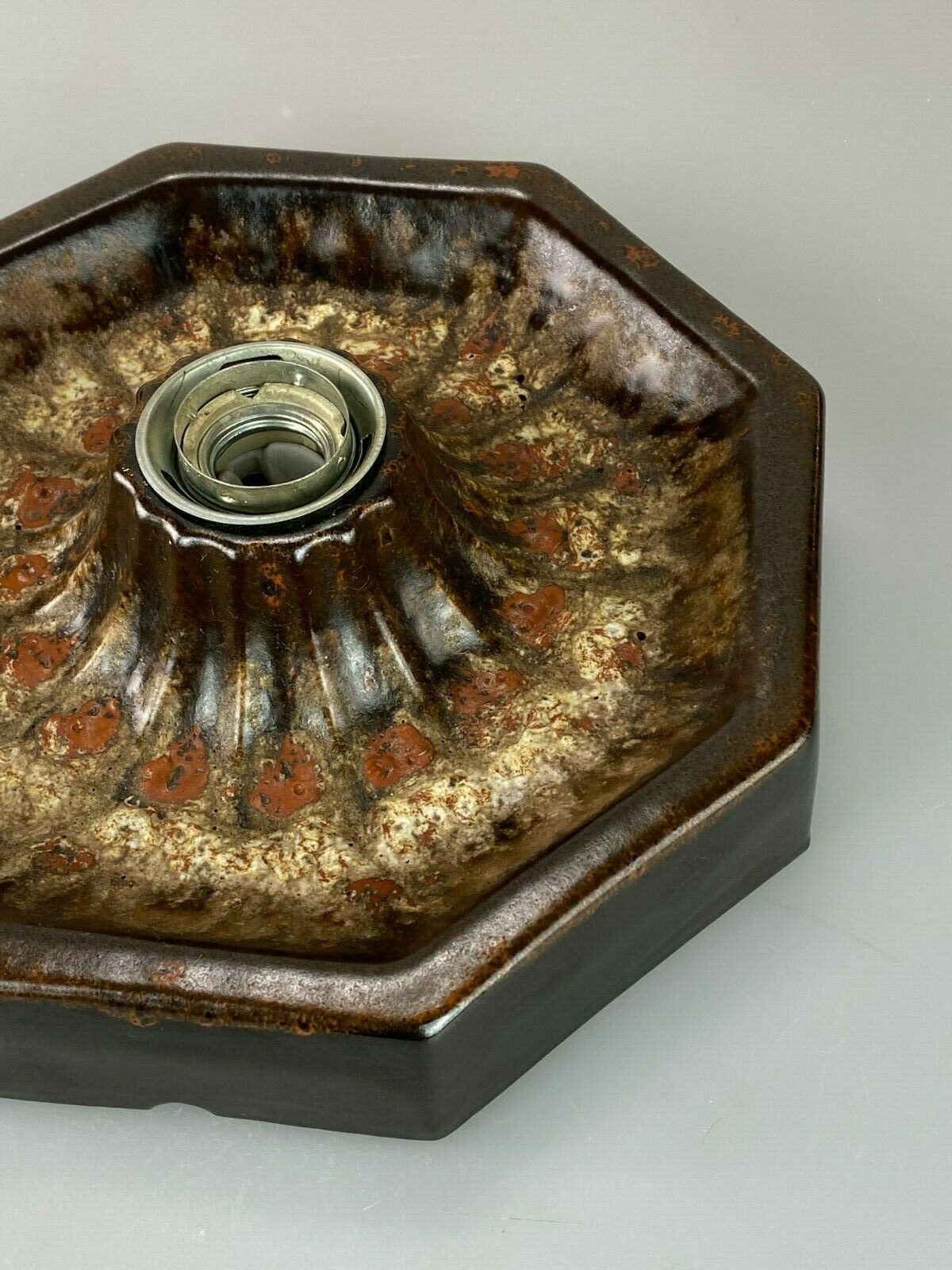 60s 70s Lamp Light Wall Lamp Ceramic Mid Century Space Age 60s 70s