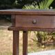 Bureau/table de ferme "brutaliste" chêne massif