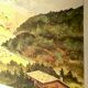 School poster vintage school landscape mountain two-sided signed Raylambert for Rossignol 50s