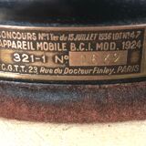 Old column phone in Bakelite and metal 1936