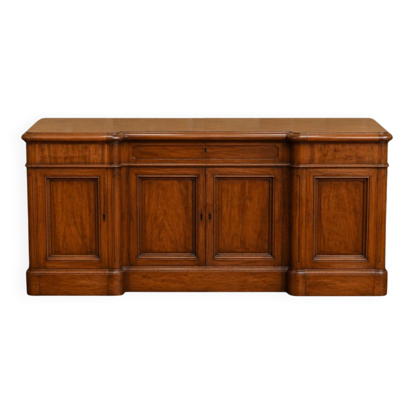 Grand buffet en enfilade d'appui en acajou– Époque XIXe siècle