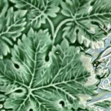 Sarreguemines grape barbotine dessert plates